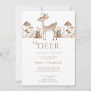 Recherche de deer baby shower fille invitations Oh cerf