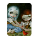 Recherche de rose rouge rouge magnets Blanc