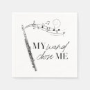 Recherche de instrument de musique serviettes Notes musicales