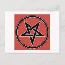 Recherche de pentagramme cartes postales Sorcière