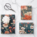 Recherche de fleurs japonaises papier cadeau Élégant