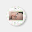 Recherche de faire part de naissance magnets Bébé