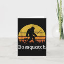 Recherche de bigfoot vœux cartes Sasquatch