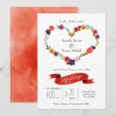 Recherche de rustiques mariage invitations Fleurs d'eau