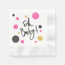 Recherche de polka blanche rose Baby shower