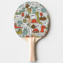 Recherche de halloween raquettes ping pong Illustration
