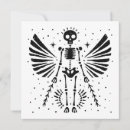 Recherche de crâne noir et blanc cartes postales Horreur