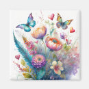 Recherche de rose rouge rouge magnets Bleu