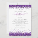 Recherche de purple noël invitations Élégant