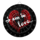 Recherche de coeur jeux de fléchettes Je t'aime