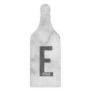Recherche de marbre gris planches à découper Monogramme