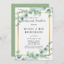 Recherche de greenery bridal shower invitations Feuille