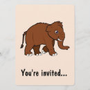 Recherche de défense invitations Éléphant