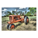 Recherche de tracteur rouge posters Rustique