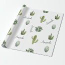 Recherche de succulents papier cadeau Cactus