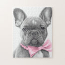 Recherche de french bulldog puzzles Noir