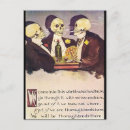 Recherche de squelette vintage cartes postales Crâne
