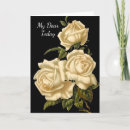 Recherche de roses blanches vœux cartes Vintage