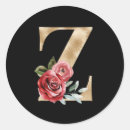 Recherche de z lettre autocollants Rose