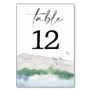 Recherche de mountain mariage table cartes Nombre