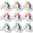 Recherche de danse sur glace autocollants Patineur