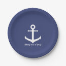 Recherche de nautical paper assiettes Nautique
