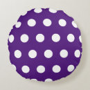 Recherche de pois violet coussins Blanc