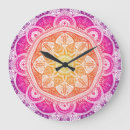 Recherche de mandala coloré horloges Décoration