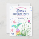 Recherche de sous la mer 11x14 invitations Enfants