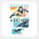 Recherche de aquaman autocollants Manta noir