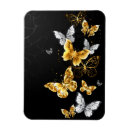 Recherche de papillon blanc magnets Noir