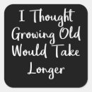 Recherche de personnes âgées autocollants Vieillir