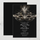Recherche de mascarade moderne invitations Glamour