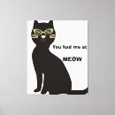 Recherche de meow impressions sur toile Animal