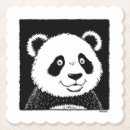 Recherche de panda géant dessous de verres Animaux