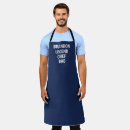 Recherche de barbecue longs tabliers Bleu marine
