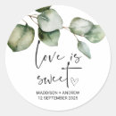 Recherche de round baby shower autocollants Étiquettes round candy