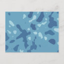 Recherche de camouflage bleu cartes postales Pour tous