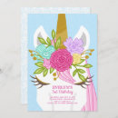 Recherche de unicorn face invitations Licorne