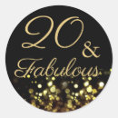 Recherche de anniversaire de 20 ans autocollants Parti