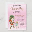 Recherche de père vintage noël invitations Rose