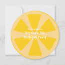 Recherche de limonade carrées invitations Citron