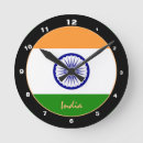 Recherche de drapeau indien horloges Patriotique