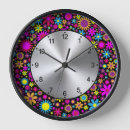 Recherche de psychédélique horloges Floral