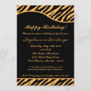 Recherche de tigre orange invitations Noir