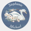 Recherche de cygne blanc autocollants Fleurs