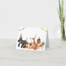 Recherche de pattes colorées vœux cartes Drôle