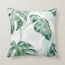 Recherche de feuille tropicale coussins Paumes