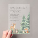 Recherche de forêt baby shower invitations Future maman