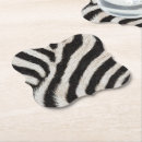 Recherche de zèbre noir et blanc dessous de verres Animaux sauvages